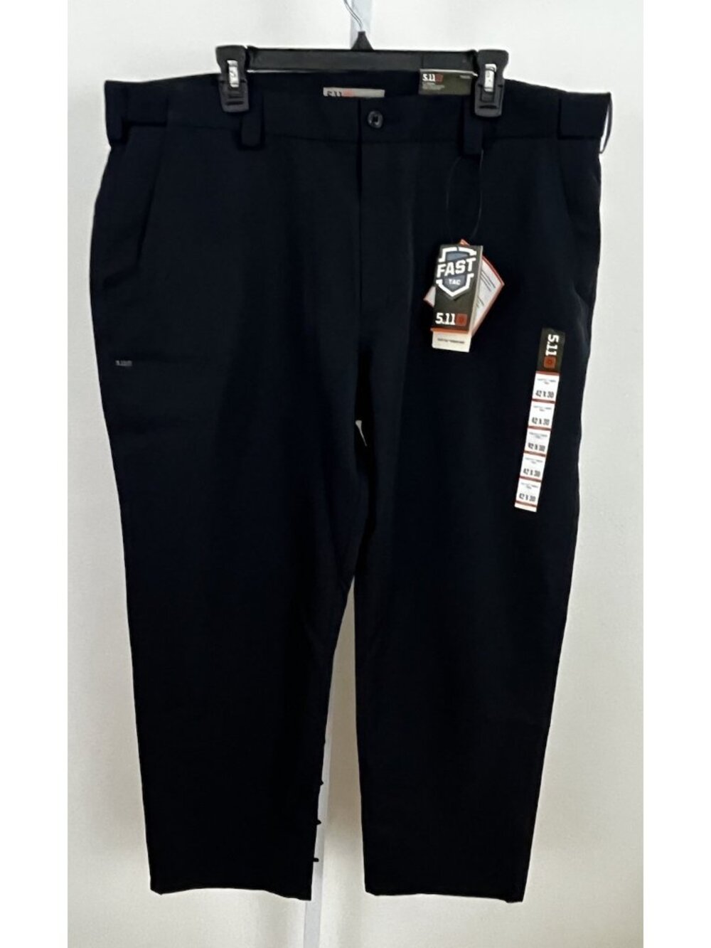 5.11 Tactical Men's 42 x 30 Fast Tac Urban Pant Navy Blue 511 Straight Fit NWT